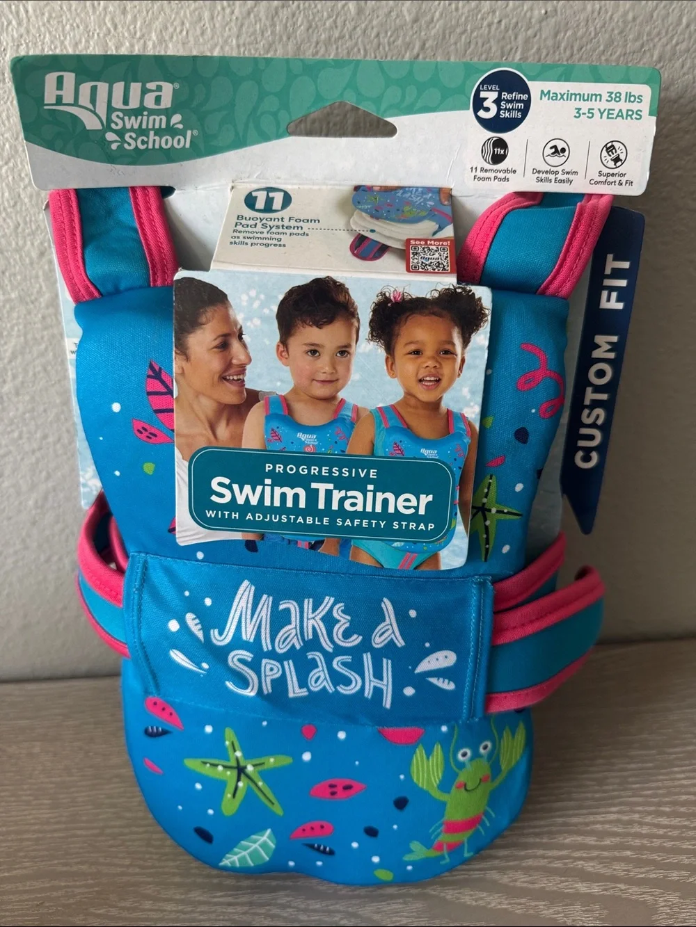 Swim School Progressive Swim Trainer Level 3 Safety Vest